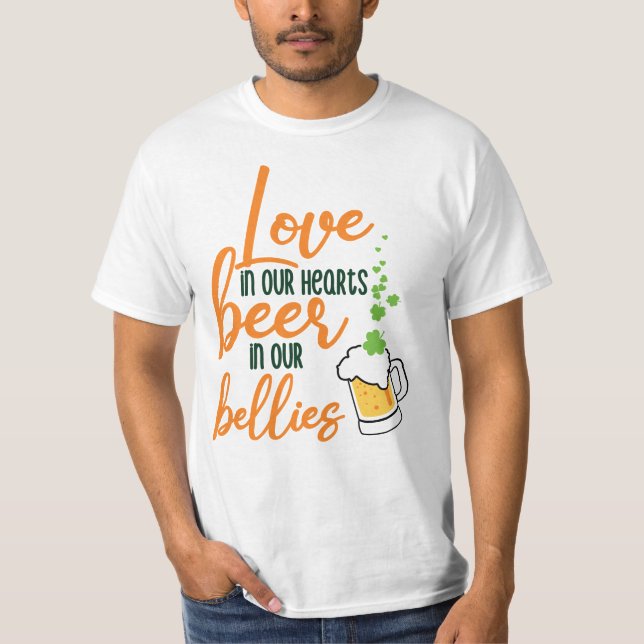 Love & Beer St. Patrick’s Day Fun-61146 T-Shirt (Front)