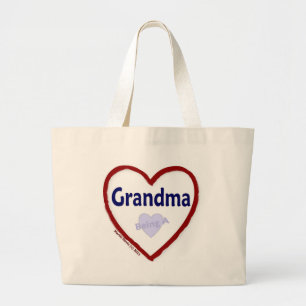 Love Being a Grandma Large Tote Bag