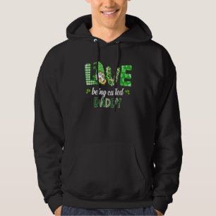 Love Being Called Daddy Gnome Plaid St Patricks Da Hoodie