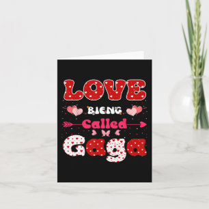 Love Being Called Gaga Funny Mother's Day For Wome Card