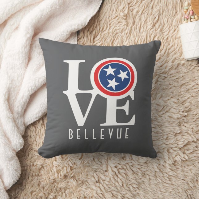 LOVE Bellevue Tennessee Cushion (Blanket)