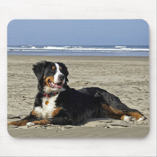 Love Bernese Mountain Dog Puppy Mouse Pad