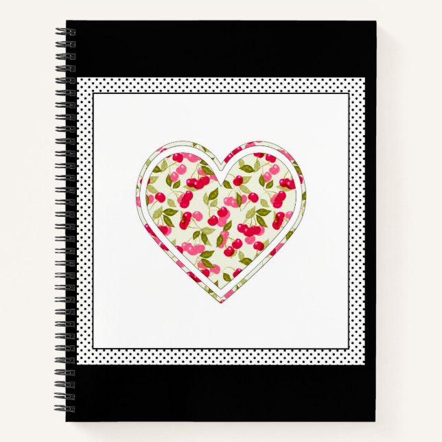 Love, berries, cherry notebook (Front)