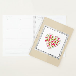 Love, berries, cherry planner