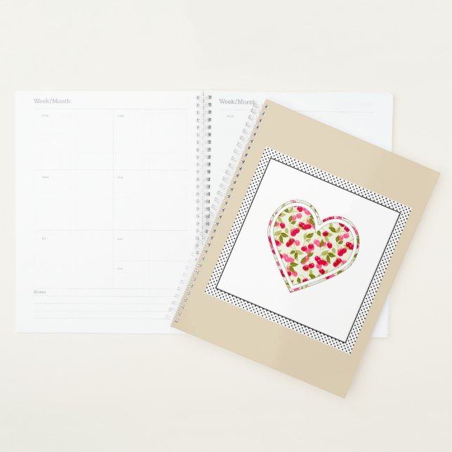 Love, berries, cherry planner (Display)