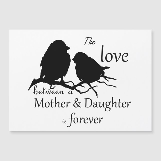 Love Between Mother Daughter Bird Quote (Front)