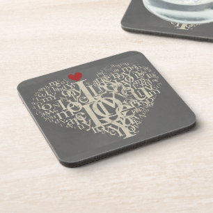 Love Beverage Coaster
