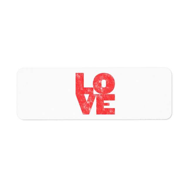 Love (big block letterpress style) (Front)