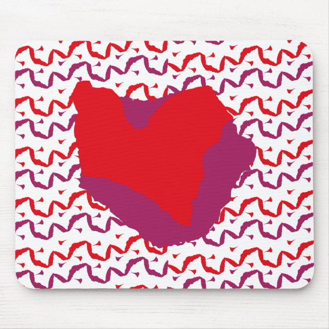 Love.Big heart/Corazon Grande love by Masanser pix Mouse Pad (Front)