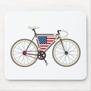 Love Bike, Love America Mouse Pad