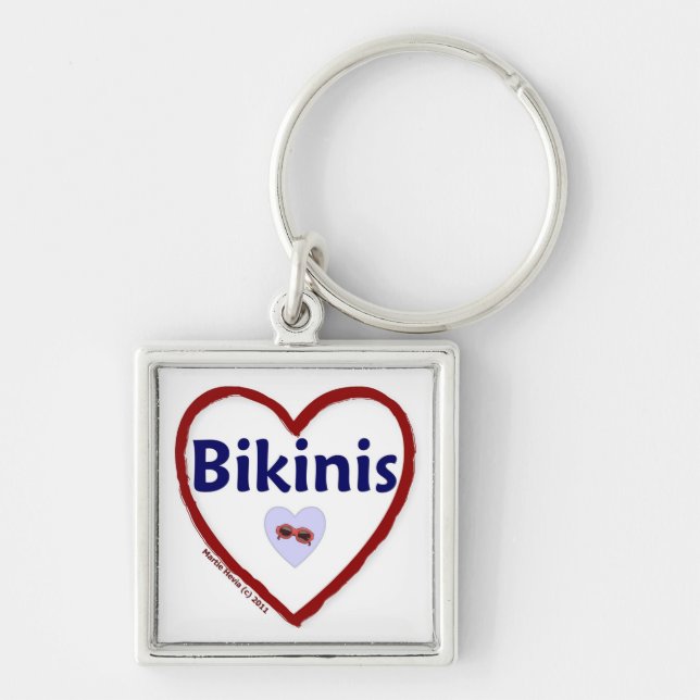 Love Bikinis Key Ring (Front)