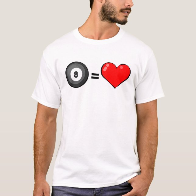 Love Billiard  T-Shirt (Front)