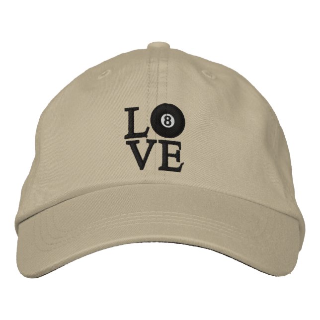 LOVE Billiards Embroidered Hat (Front)