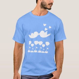 love bird animals nature flowers family T-Shirt