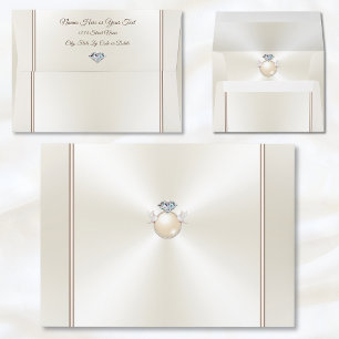 Love Bird, Diamond, Personalised Wedding Envelopes