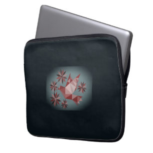 LOVE BIRD WITH FLOWER GIFT SPECIAL DAY, BIRTHDAY LAPTOP SLEEVE