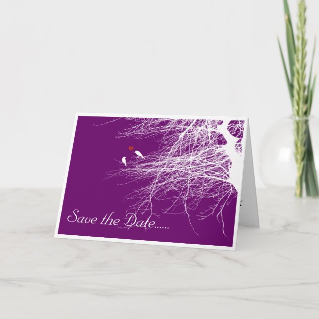 Love Birds 2, save the date card (Front)