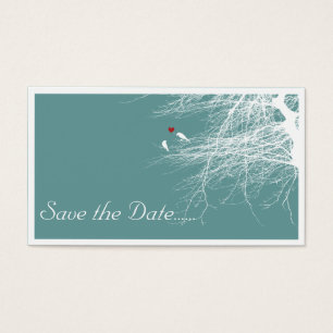 Love Birds 2, save the date mini cards