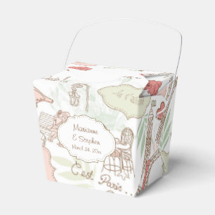 Love Birds Bird Cage Lovers in Paris Eiffel Tower Favour Box