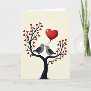 Love Birds Birthday Card