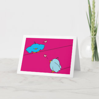 love birds card