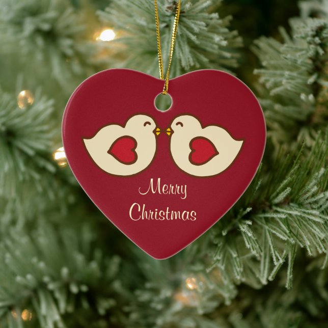 Love Birds Christmas Ornament (Tree)