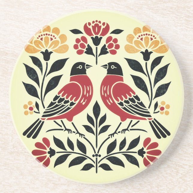 Love Birds Coaster (Front)