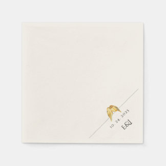 Love Birds' Cocktail Hour Napkin