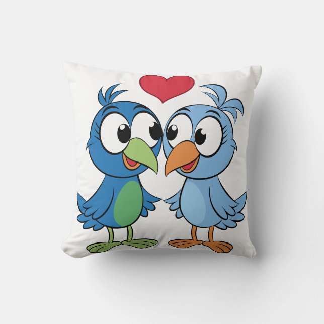 Love Birds Cushion (Front)