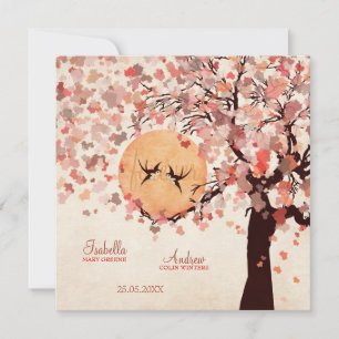 Love Birds - Fall Wedding Invitation