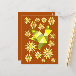 love birds gift postcard