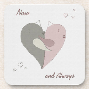 Love Birds Heart Coaster