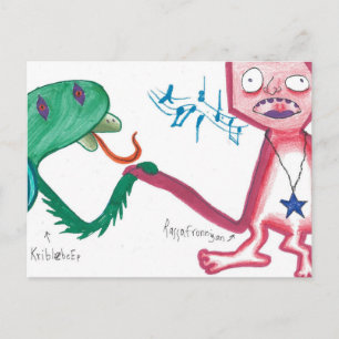 Love Birds Holiday Postcard