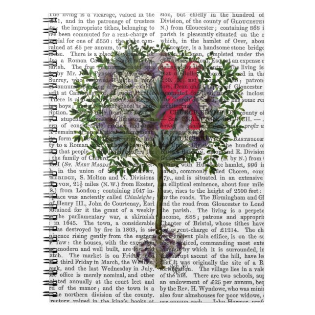 Love Birds in a Tree Notebook (Front)