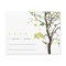 Love Birds in Tree RSVP - Green and Brown