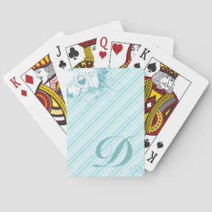 Love Birds Initial Playing Cards