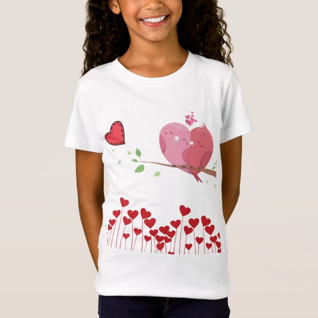 Love birds | kids tshirt (Front)
