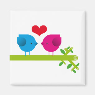 Love birds magnet