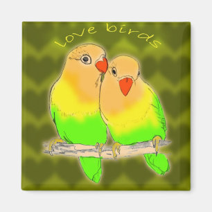 love birds magnet