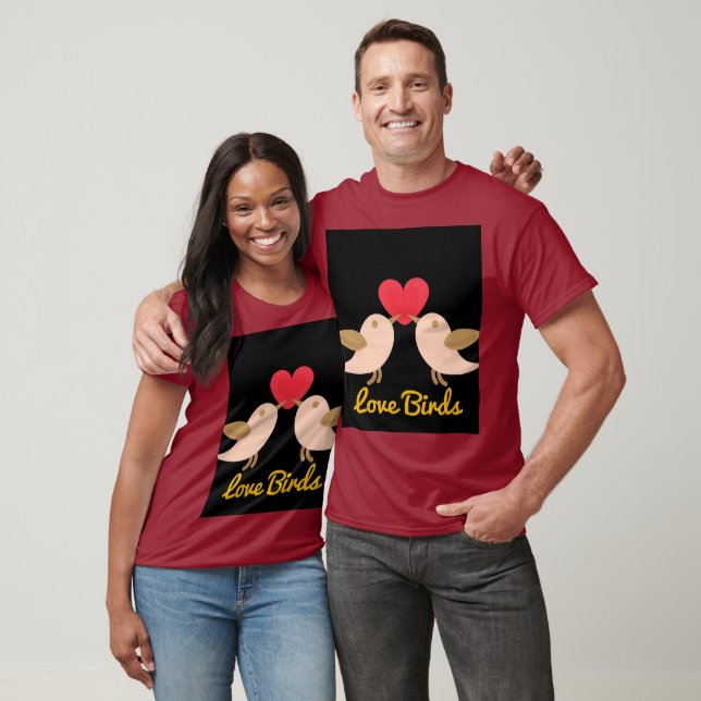 Love Birds Men's T-Shirts (Unisex)