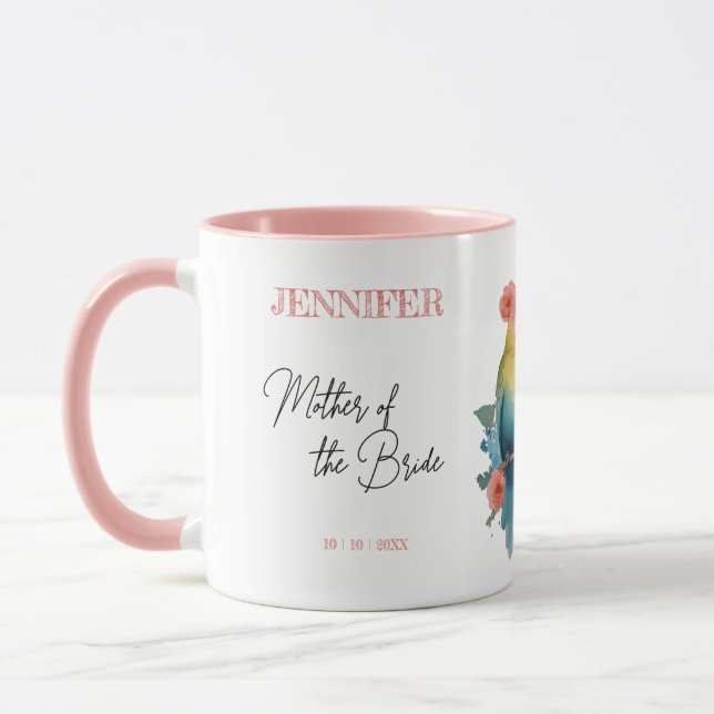 Love Birds Mother of the Bride Mug (Left)