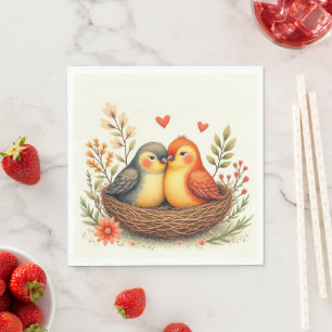 Love Birds Napkin