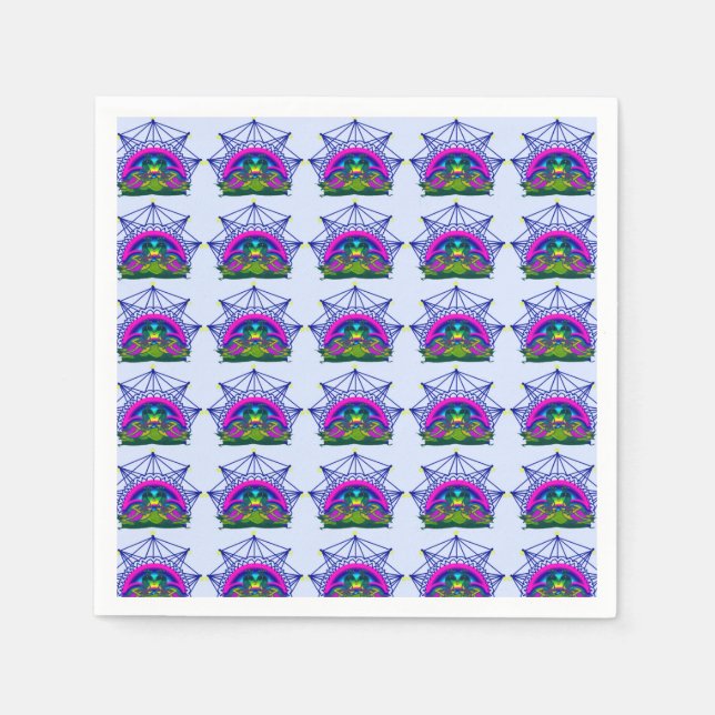 Love Birds Napkin (Front)