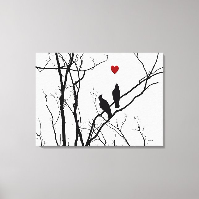 Love Birds on Canvas (Front)