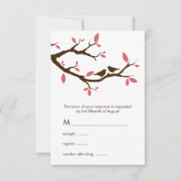 Love Birds on Tree Wedding