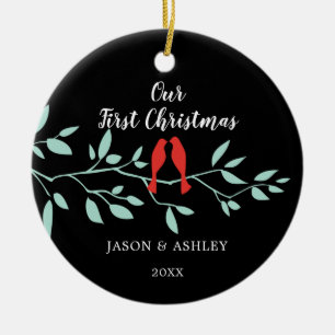 Love Birds Our First Christmas Ornament
