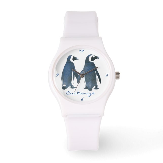 Love Birds Penguin Couple Thunder_Cove Watch (Front)