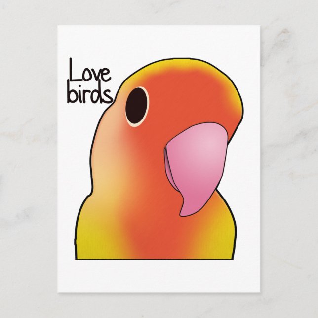 Love Birds Postcard (Front)