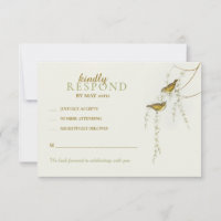 Love Birds RSVP Cards