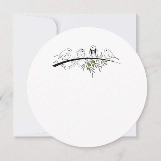 Love Birds  Save The Date (Front)